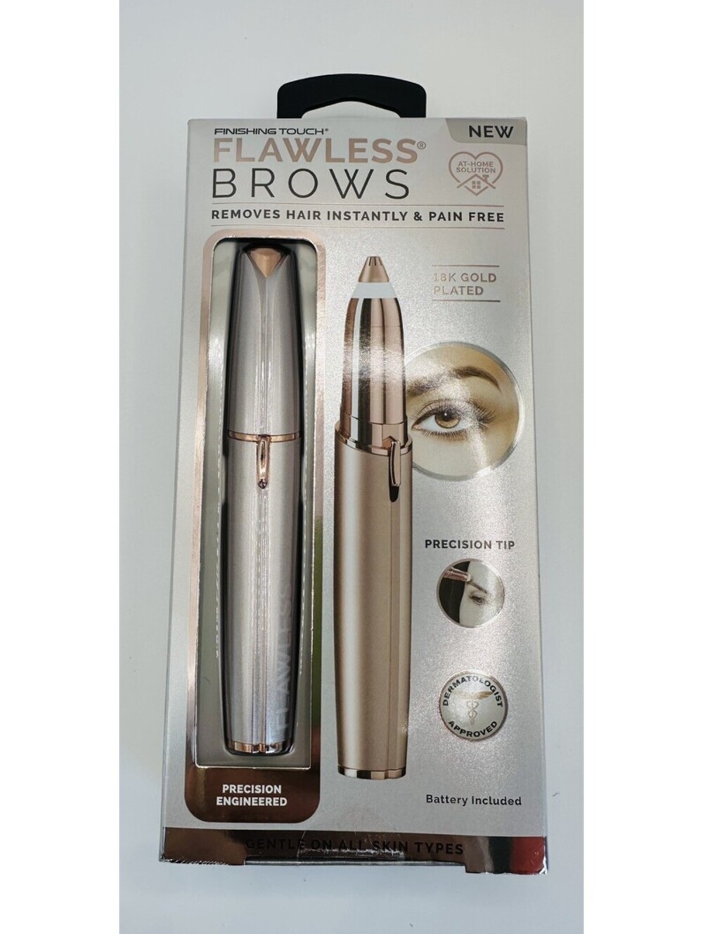Finishing Touch Flawless Brows - Eyebrow Hair Remover Blush/Rose Gold